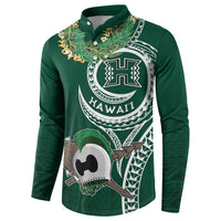 Hawaii Rainbow Warriors Alumni Personalized Button Sweatshirt Ti Maile Lei - Glory For The Warriors