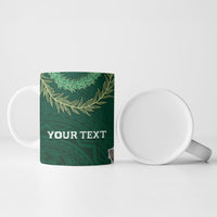 Hawaii Rainbow Warriors Alumni Personalized Ceramic Mug Ti Maile Lei - Glory For The Warriors