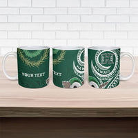 Hawaii Rainbow Warriors Alumni Personalized Ceramic Mug Ti Maile Lei - Glory For The Warriors