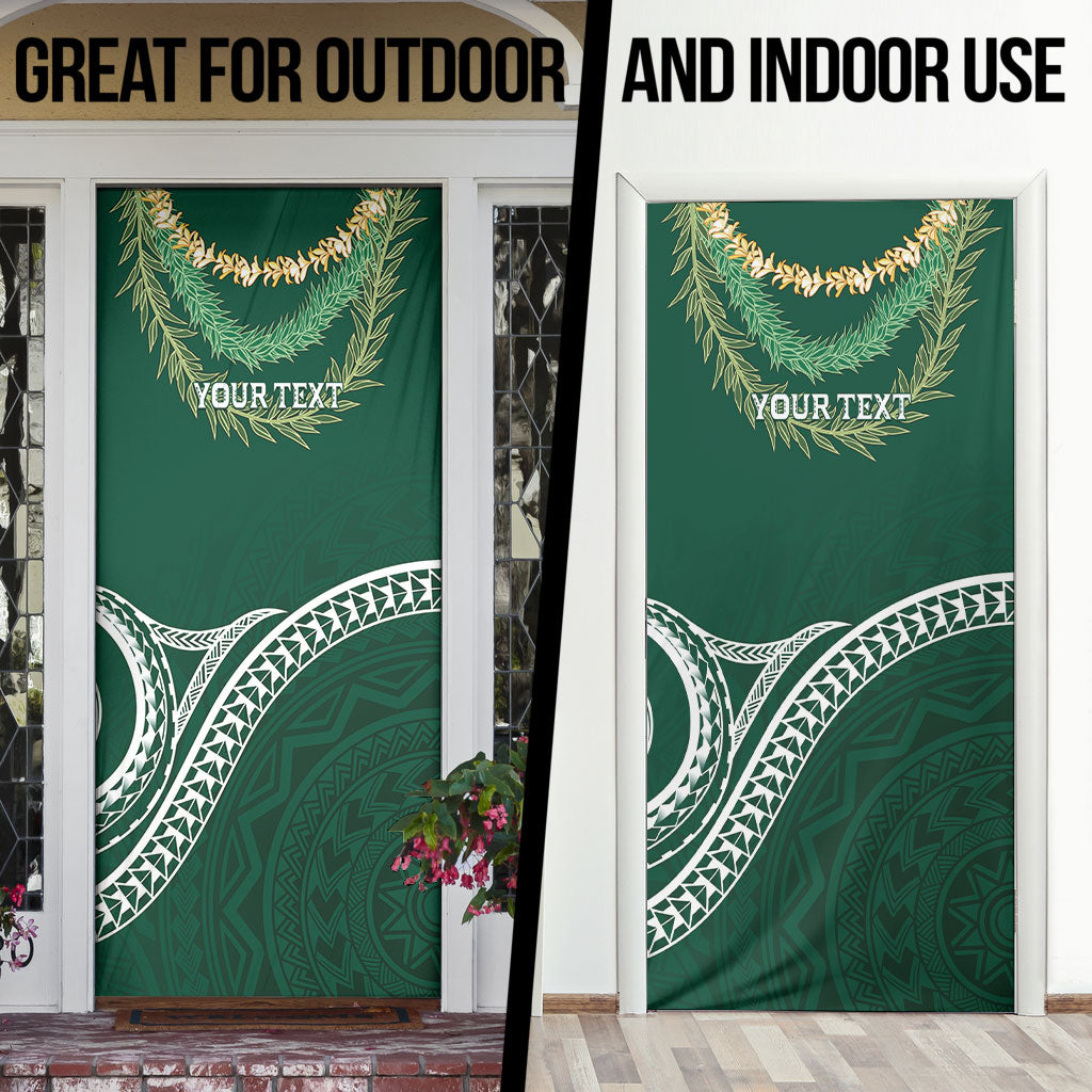 Hawaii Rainbow Warriors Alumni Personalized Door Cover Ti Maile Lei - Glory For The Warriors