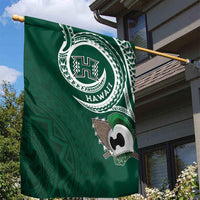 Hawaii Rainbow Warriors Alumni Garden Flag Ti Maile Lei - Glory For The Warriors