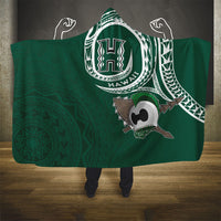 Hawaii Rainbow Warriors Alumni Hooded Blanket Ti Maile Lei - Glory For The Warriors