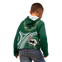 Hawaii Rainbow Warriors Alumni Personalized Kid Hoodie Ti Maile Lei - Glory For The Warriors