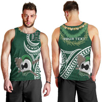 Hawaii Rainbow Warriors Alumni Personalized Men Tank Top Ti Maile Lei - Glory For The Warriors