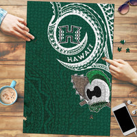 Hawaii Rainbow Warriors Alumni Puzzle Ti Maile Lei - Glory For The Warriors