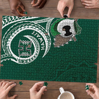 Hawaii Rainbow Warriors Alumni Puzzle Ti Maile Lei - Glory For The Warriors