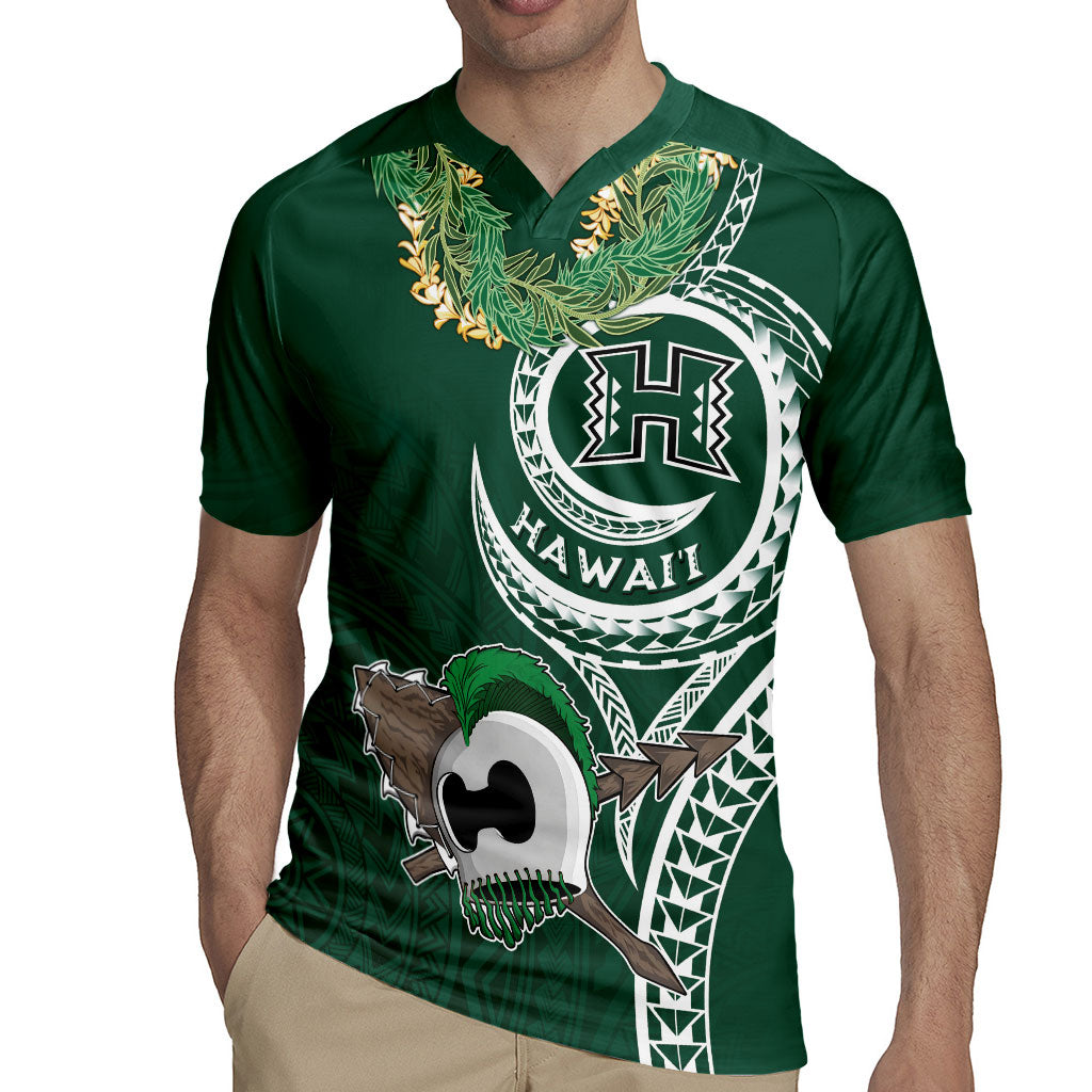 Hawaii Rainbow Warriors Alumni Personalized Rugby Jersey Ti Maile Lei - Glory For The Warriors