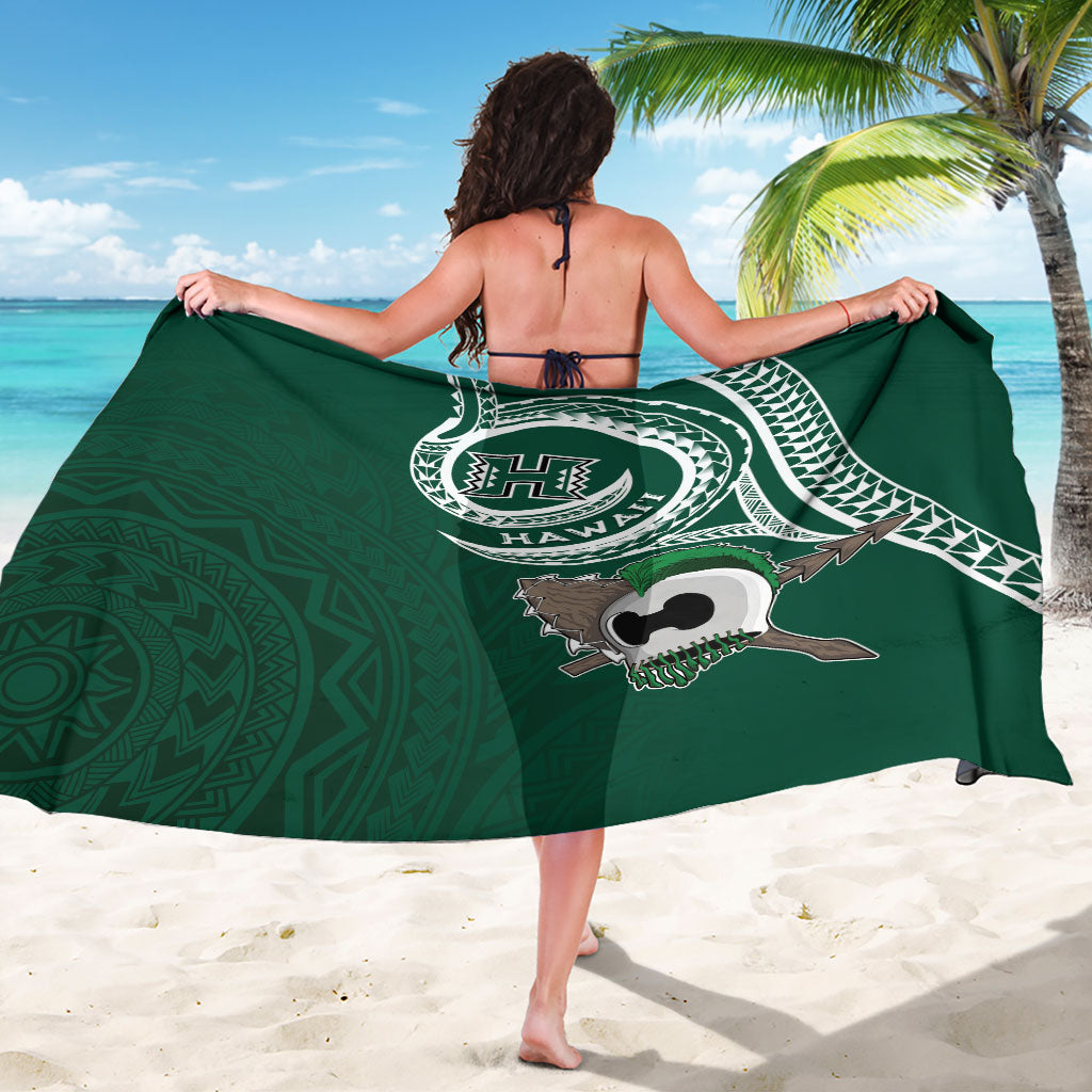 Hawaii Rainbow Warriors Alumni Sarong Ti Maile Lei - Glory For The Warriors