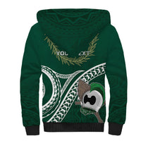 Hawaii Rainbow Warriors Alumni Personalized Sherpa Hoodie Ti Maile Lei - Glory For The Warriors