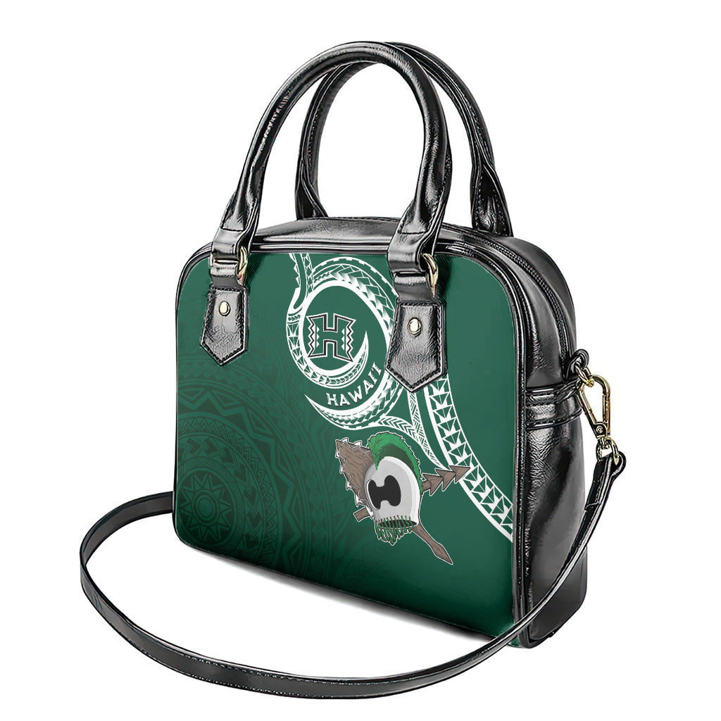 Hawaii Rainbow Warriors Alumni Shoulder Handbag Ti Maile Lei - Glory For The Warriors