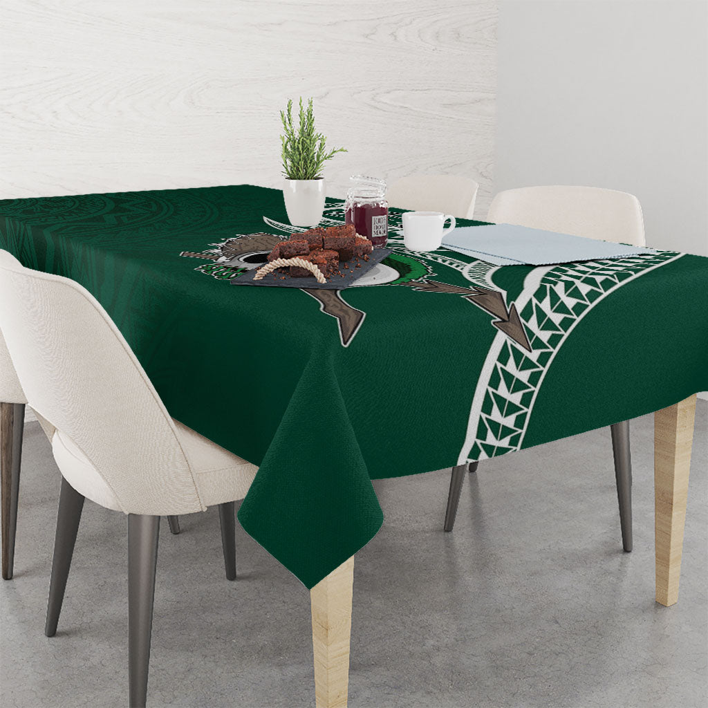 Hawaii Rainbow Warriors Alumni Tablecloth Ti Maile Lei - Glory For The Warriors