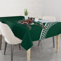 Hawaii Rainbow Warriors Alumni Tablecloth Ti Maile Lei - Glory For The Warriors