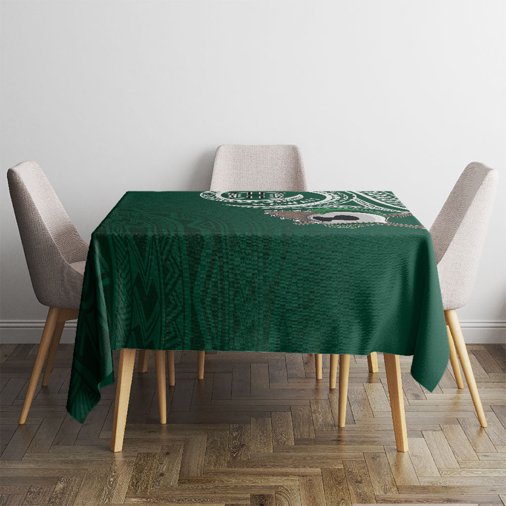 Hawaii Rainbow Warriors Alumni Tablecloth Ti Maile Lei - Glory For The Warriors