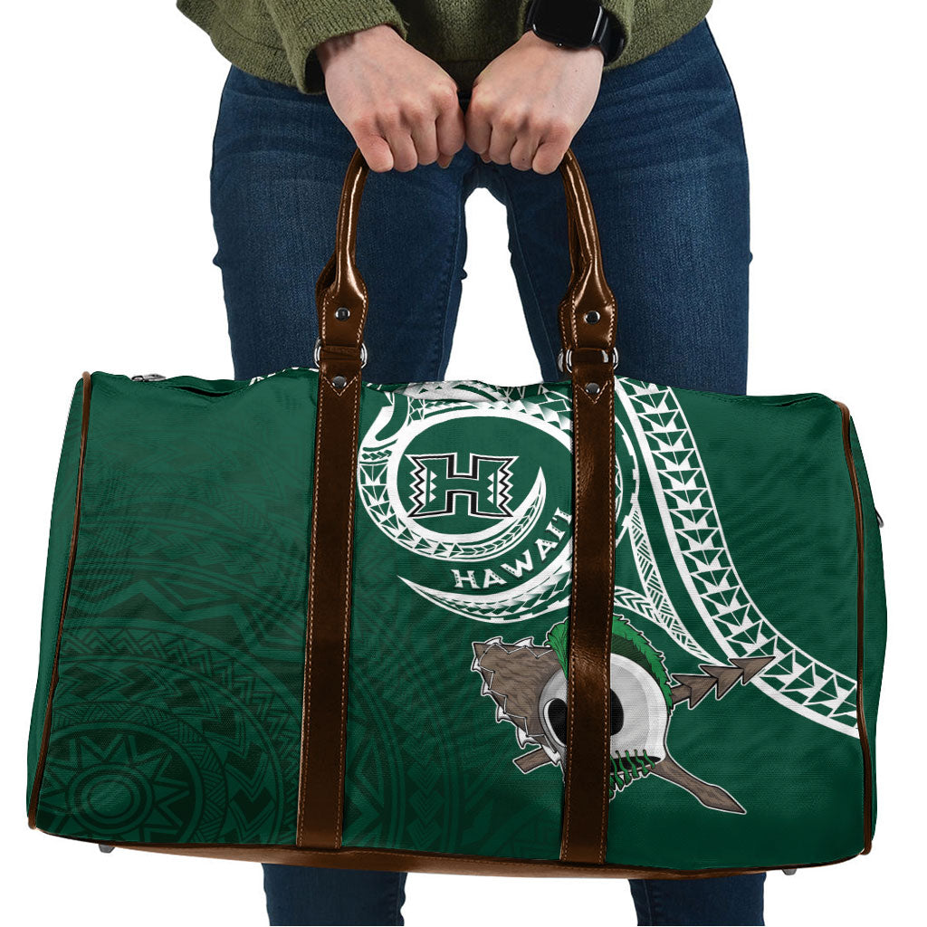 Hawaii Rainbow Warriors Alumni Travel Bag Ti Maile Lei - Glory For The Warriors