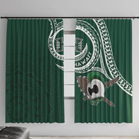 Hawaii Rainbow Warriors Alumni Window Curtain Ti Maile Lei - Glory For The Warriors