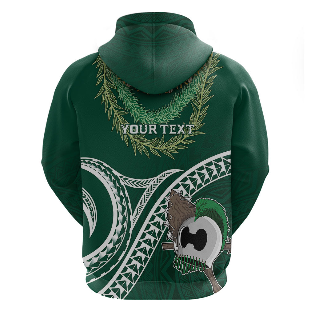 Hawaii Rainbow Warriors Alumni Personalized Zip Hoodie Ti Maile Lei - Glory For The Warriors
