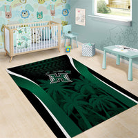 Hawaii Rainbow Warriors La'au Pama Area Rug