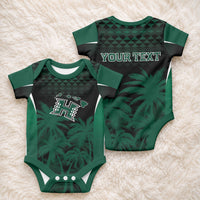 Hawaii Rainbow Warriors La'au Pama Personalized Baby Onesie