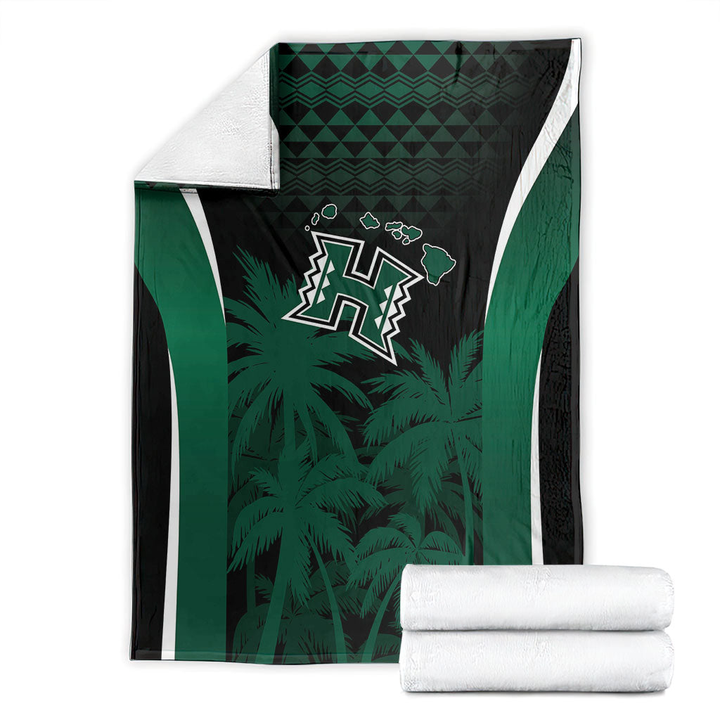Hawaii Rainbow Warriors La'au Pama Blanket
