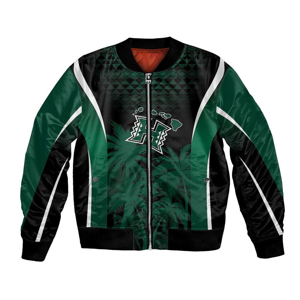 Hawaii Rainbow Warriors La'au Pama Personalized Bomber Jacket