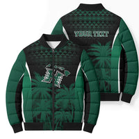 Hawaii Rainbow Warriors La'au Pama Personalized Bomber Puffer Jacket