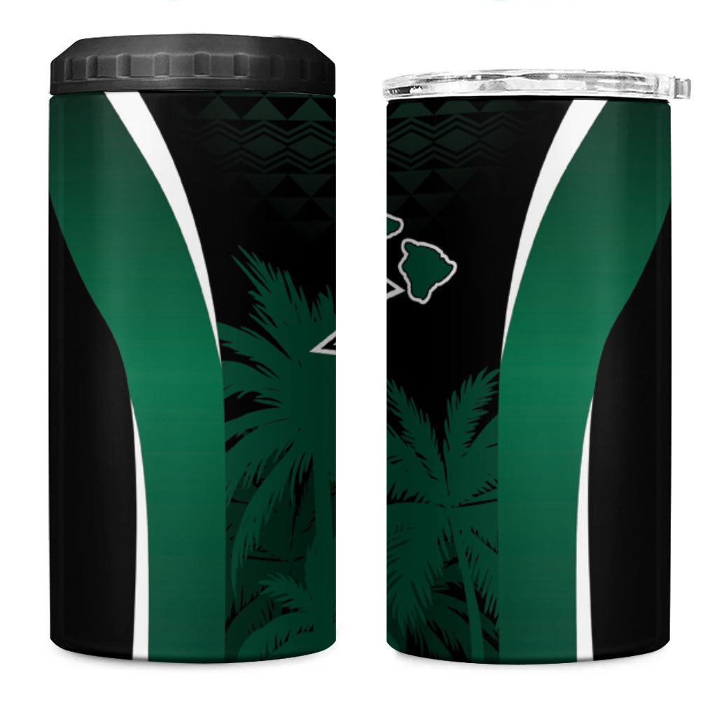 Hawaii Rainbow Warriors La'au Pama 4 in 1 Can Cooler Tumbler