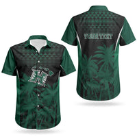 Hawaii Rainbow Warriors La'au Pama Personalized Couples Matching Summer Maxi Dress and Hawaiian Shirt