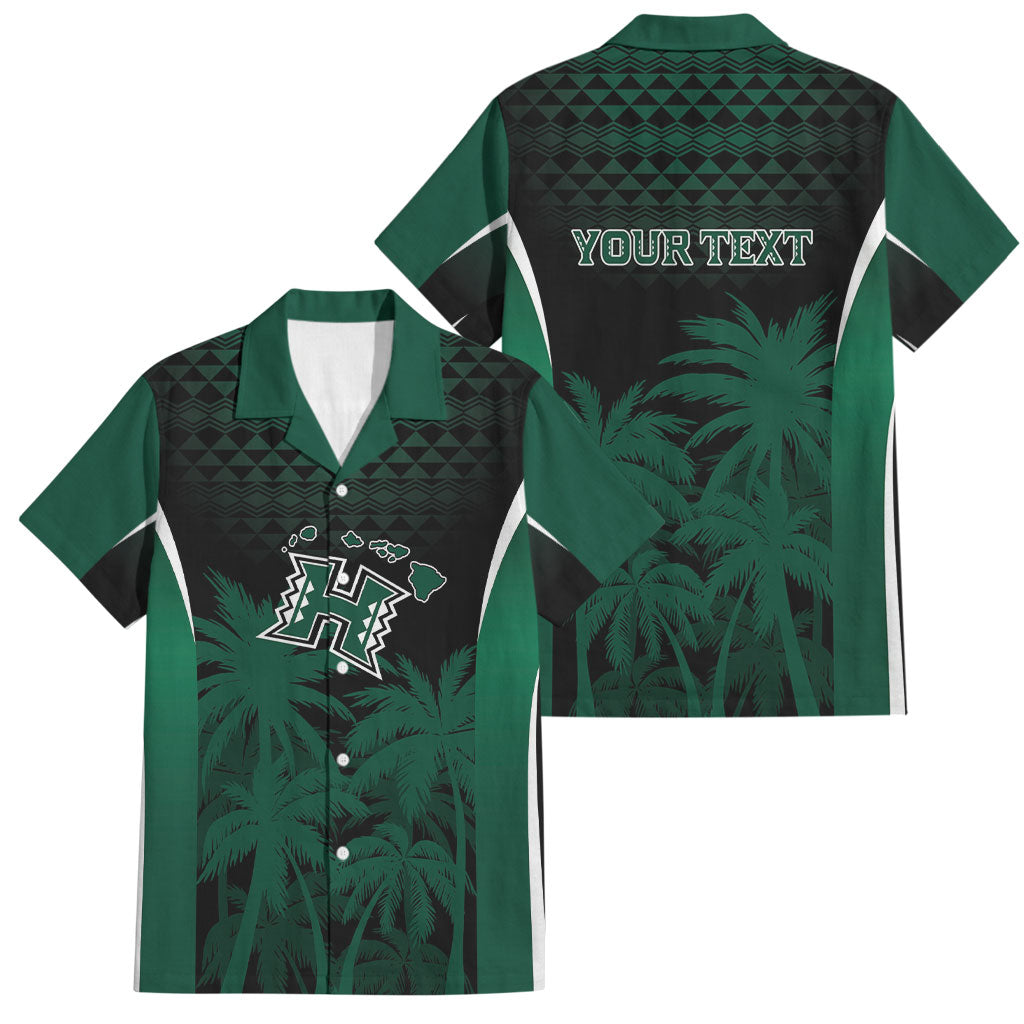 Hawaii Rainbow Warriors La'au Pama Personalized Family Matching Summer Maxi Dress and Hawaiian Shirt