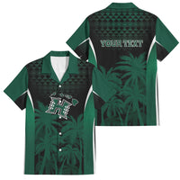 Hawaii Rainbow Warriors La'au Pama Personalized Family Matching Summer Maxi Dress and Hawaiian Shirt