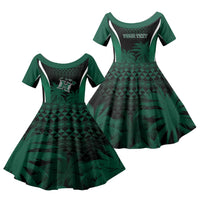 Hawaii Rainbow Warriors La'au Pama Personalized Family Matching Summer Maxi Dress and Hawaiian Shirt