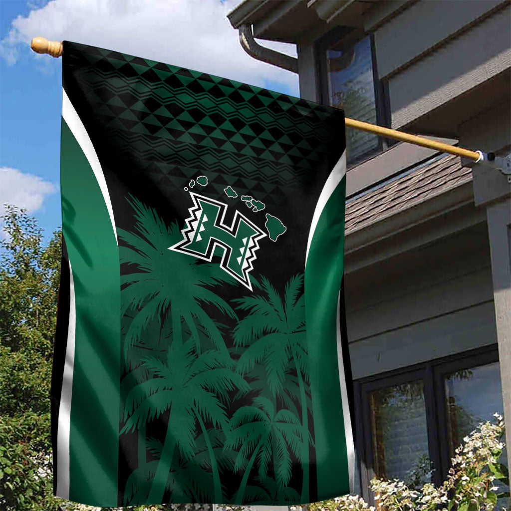 Hawaii Rainbow Warriors La'au Pama Garden Flag