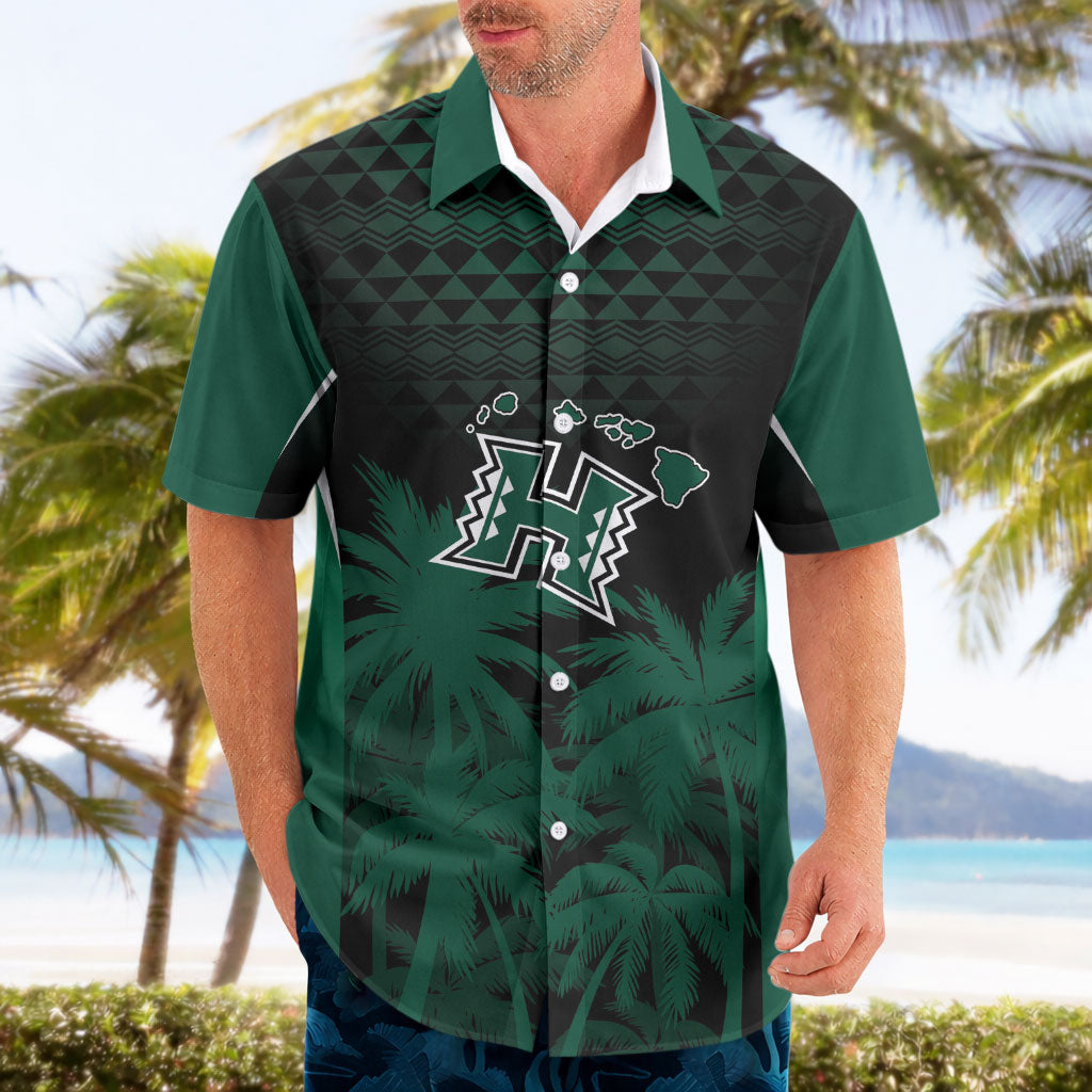 Hawaii Rainbow Warriors La'au Pama Personalized Hawaiian Shirt