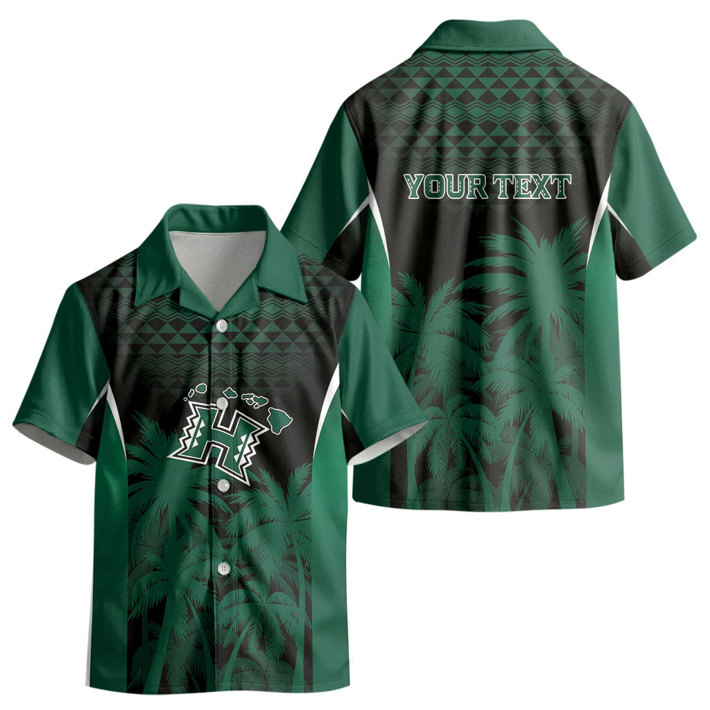 Hawaii Rainbow Warriors La'au Pama Personalized Kid Hawaiian Shirt