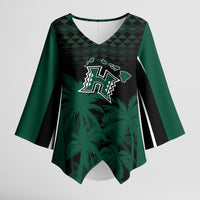 Hawaii Rainbow Warriors La'au Pama Personalized Kimono Sleeve Blouse