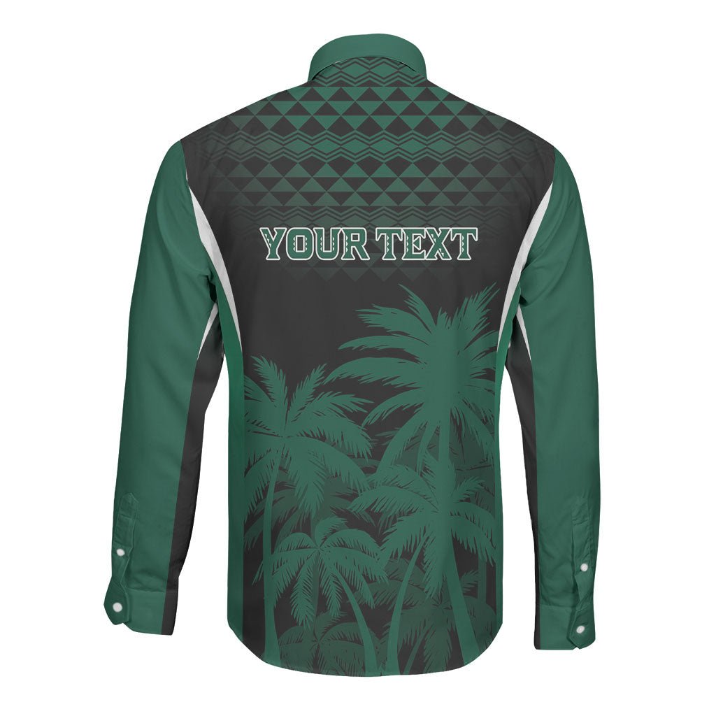 Hawaii Rainbow Warriors La'au Pama Personalized Long Sleeve Button Shirt