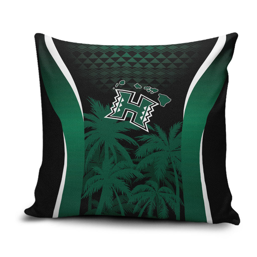 Hawaii Rainbow Warriors La'au Pama Pillow Cover