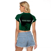 Hawaii Rainbow Warriors La'au Pama Personalized Raglan Cropped T Shirt