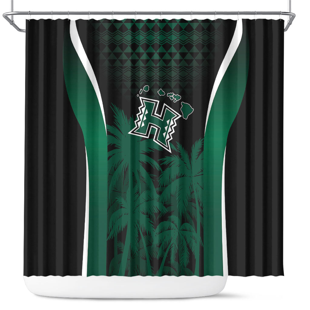 Hawaii Rainbow Warriors La'au Pama Shower Curtain