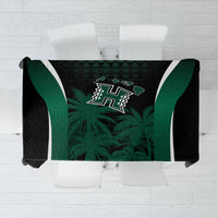 Hawaii Rainbow Warriors La'au Pama Tablecloth