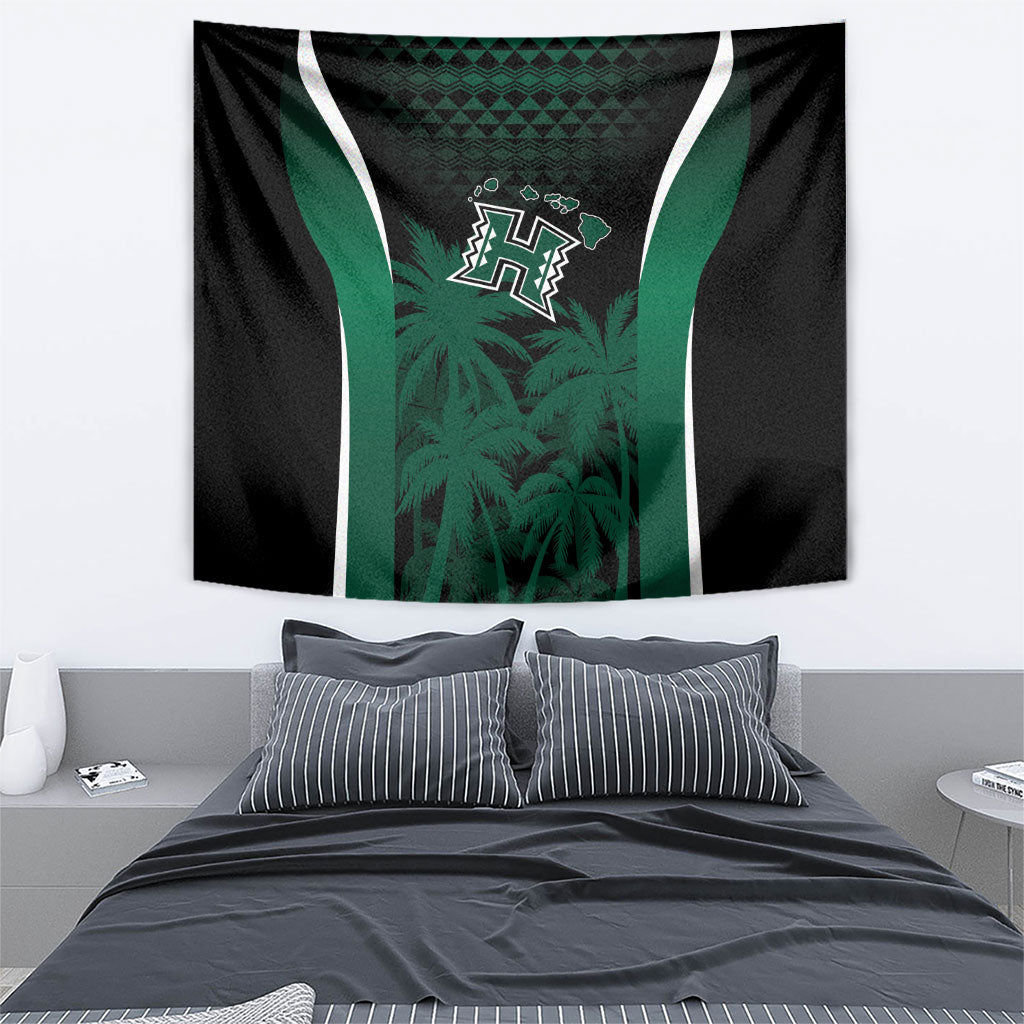 Hawaii Rainbow Warriors La'au Pama Tapestry
