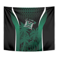 Hawaii Rainbow Warriors La'au Pama Tapestry