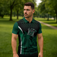 Hawaii Rainbow Warriors La'au Pama Personalized Zipper Polo Shirt