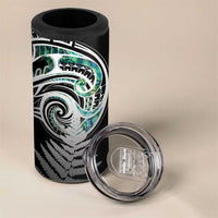 Meri Kirihimete New Zealand 4 in 1 Can Cooler Tumbler Tui on Pohutukawa