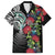 Meri Kirihimete New Zealand Hawaiian Shirt Tui on Pohutukawa