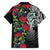 Meri Kirihimete New Zealand Hawaiian Shirt Tui on Pohutukawa