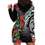 Meri Kirihimete New Zealand Hoodie Dress Tui on Pohutukawa