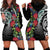 Meri Kirihimete New Zealand Hoodie Dress Tui on Pohutukawa