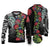 Meri Kirihimete New Zealand Ugly Christmas Sweater Tui on Pohutukawa