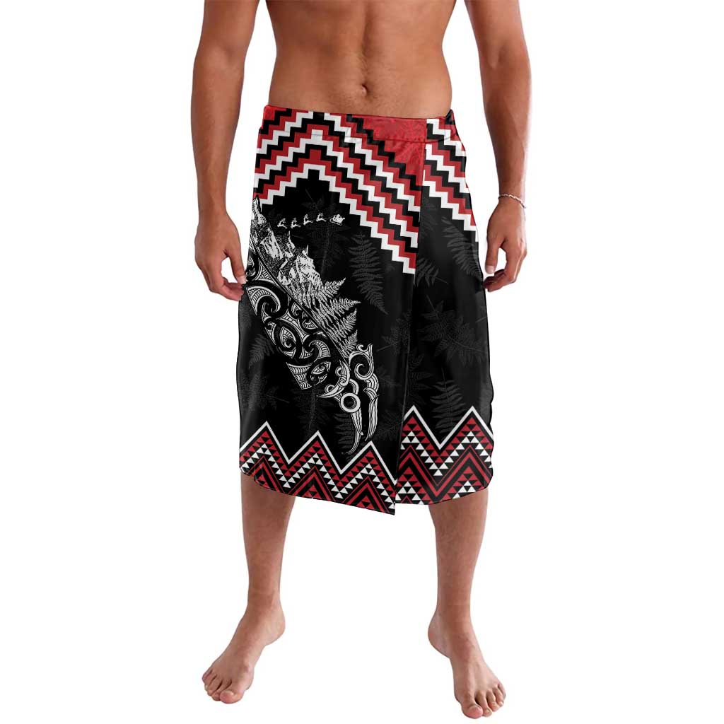 New Zealand Christmas Taniko Poutama Lavalava Mountainscape Maori Fern - Polynesian Pride