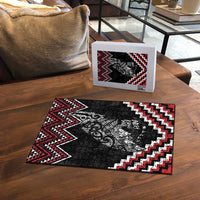 New Zealand Christmas Taniko Poutama Puzzle Mountainscape Maori Fern - Polynesian Pride